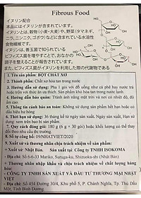 Bột Chất xơ Isokoma japan (180g)