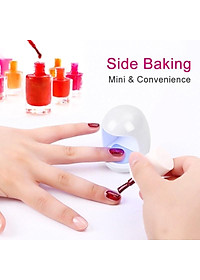 Đèn LED UV hơ móng tay 3W , đèn hơ mini. máy hơ nail