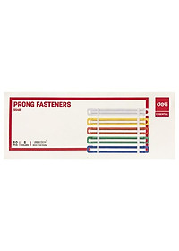 Nẹp Tài Liệu Nhựa 80mm - Deli 5548 (50 Nẹp - 5 Màu)