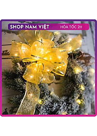 Nơi bán Dây Led Ruy Băng Trang Trí Cây Thông Giáng Sinh Noel, Gói Quà