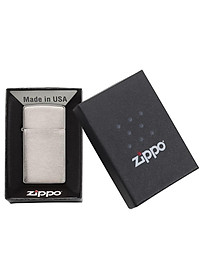 Bật Lửa Zippo Slim Brushed Chrome 1600