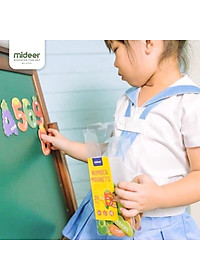 Đồ chơi giáo dục – Bộ chữ cái / Bộ chữ số nam châm hình con vật, trái cây, rau củ - chính hãng MIDEER