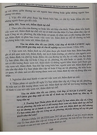 Chỉ Dẫn Tra Cứu Áp Dụng Bộ Luật Tố Tụng Dâ Sự Năm 2015