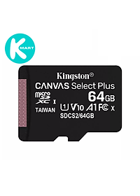 Thẻ nhớ microSDHC Kingston Canvas Select Plus Android A1 UHS-I Class 10 tốc độ tới 100MB/s SDCS2 - Hàng Chính Hãng