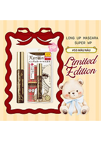 Phiên Bản Giới Hạn Mascara Nâng Cao Nâng Cong Và Dài Mi Tối Đa Siêu Bền Trong 24h Màu Nâu Kissme Heroine Make Long Up Mascara Super WP #53 6 G