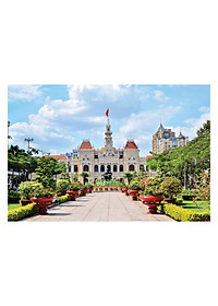 Tranh xếp Hình Tia Sáng  Trụ Sở UBND Thành Phố Tia Sáng (2035 Mảnh Ghép)