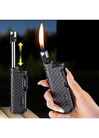 Vỏ hộp quẹt bật lửa ngọn ZB-196A có ô quan sát dung lượng ga, đầu thu ngắn kéo dài linh hoạt