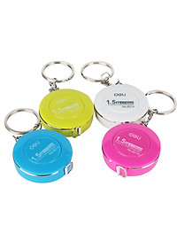 Móc Đeo Chìa Khóa Kiêm Thước Dây rút dài 1,5m-Màu Ngẫu Nhiên