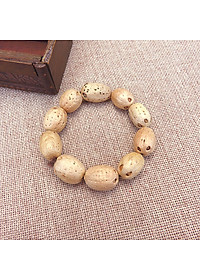 Combo Vòng tay Phong Thủy HẠT BỒ ĐỀ ĐẤT PHẬT, KÈM HỘP ĐỰNG LÓT NHUNG/LỤA, kèm vòng tay chỉ đỏ Thailand, mang lại bình an May Mắn.