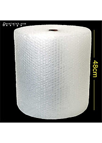 Cuộn xốp hơi bọc hàng, bóng khí chống sốc giảm chấn đóng gói hàng hóa, TÚI BÓNG KHÍ - MÀNG XỐP HƠI GÓI HÀNG CHỐNG SỐC 48cm x 20m