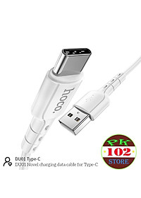 Dây Sạc-Cáp Sạc Nhanh Và Truyền Dữ Liệu Hoco DU01  Dành Cho Iphone Bọc Nhựa PVC - Hàng Chính Hãng
