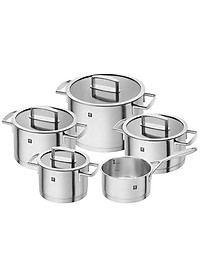 Bộ Nồi Zwilling Passion 5 Món, Chất Liệu Thép Không Gỉ, Dẫn Nhiệt Tốt, Phù Hợp Với Mọi Loại Bếp,  Nhập Đức