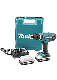  [Hàng chính hãng] - Máy khoan búa, vặn vít dùng pin(18v) Makita HP488DWAE 