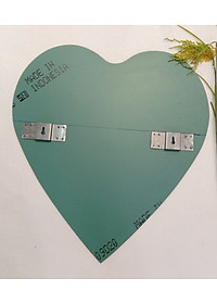 Gương soi Kibath hình trái tim KT 60x64 cm, KB-226