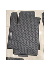 Thảm lót sàn xe Kia Seltos 2020-2023 mẫu tổ ong chữ trắng - hàng không mùi , cao su đúc, vừa form xe