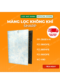 Màng lọc Hepa Sharp FP-J80EV-H,Sharp FZ-J80DFE,Sharp FZ-J60HFE,Sharp FZ-J60DFE,Sharp FP-J60E-W. Màng lọc thay thế giá rẻ. Hàng nhập khẩu