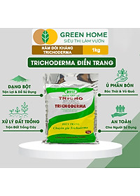 Nấm Đối Kháng Trichoderma Greenhome, Điền Trang, Bao 1kg, Ủ Phân Hữu Cơ, Ủ Rác, Đậu Tương, Khử Mùi, Cải Tạo Đất