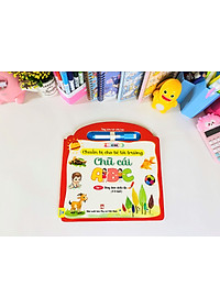 Sách - Chuẩn bị cho bé tới trường: Chữ cái và chữ số - Dùng được nhiều lần - ndbooks