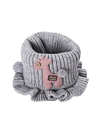 Khăn cổ cho bé vải len mềm ấm áp mùa đông thiết kế hươu hoạt hình - khan co be vai len mem