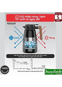 Phích - Bình thuỷ giữ nhiệt nóng lạnh 2Good B52 - Dung tích 1.8 lít - Đổi mới 5 năm