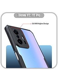 Ốp lưng cho Xiaomi 11T - 11T Pro chống sốc trong viền nhựa dẻo XunDD - Hàng nhập khẩu