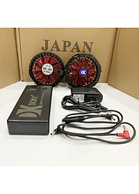 [GIÁ TỐT] Bộ Phụ Kiện Áo Điều Hòa ZASKY Nhật Bản, Bộ Phụ Kiện Áo Điều Hòa Quạt Gió, Bộ PIN Quạt Sạc Dây Cáp, PIN 50.000mAh-18V Bảo Hành 12 Tháng