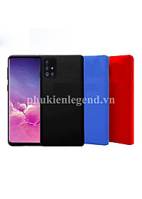 Ốp Lưng  Dành Cho Samsung Galaxy A71 Silicone Dẻo Lót Nhung Nỉ Chống Sốc chống bẩn hạn chế bám vân tay - Hàng chính hãng