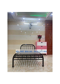 Giường sắt 1m2 kiểu bi siêu đẹp