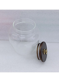 HŨ THỦY TINH ĐỰNG TRÀ, THỰC PHẨM KHÔ CAO CẤP NẮP