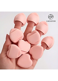 Mút tán kem nền, phấn nước trái tim mini LMcation