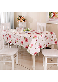 Khăn Trải Bàn Hoa Văn Dập Nổi Không Thấm Nước 152*106 Cm