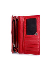 Bộ Thắt Lưng Và Ví Nữ Da Bò Huy Hoàng HT5111-HT3121 (Đỏ)