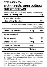Hộp FITTO Gạo lứt - Hạnh nhân - Trà xanh - Ngũ cốc dinh dưỡng thay thế các bữa ăn (sáng, trưa, chiều, xế, tối) tiện lợi, tốt cho sức khỏe, phù hợp với người bận rộn, tập luyện thể thao