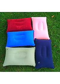 Gối Hơi Du Lich Gấp Gọn Tiện Lợi 38X24Cm