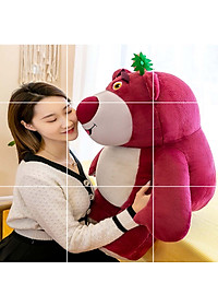Gấu Dâu Bông Lotso Hoa Mini Nhỏ Có Thơm Mùi Dâu Thú Nhồi Bông Miniso Cute Giá Rẻ Anime Dễ Thương Nằm Ôm Ngủ Văn Phòng