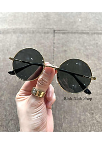 Kính râm trẻ em mắt tròn thầy bói cho bé