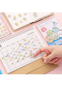 Sổ Tay Sticker Nhãn Dán Trang Trí Nhật Ký Kế Hoạch Kawaii Nhật Bản
