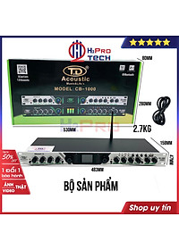 Nâng tiếng karaoke, Nâng tiếng TD Acoustic CB-1000 cao cấp, Bluetooth-Optical-USB-Chỉnh Âm Hay (tặng dây)- H2pro Tech-Hàng chính hãng
