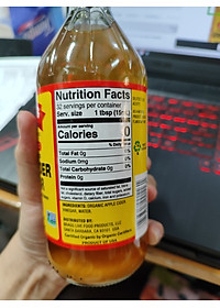 Giấm Táo Hữu Cơ Bragg Nhập Khẩu Chính Hãng Từ Mỹ