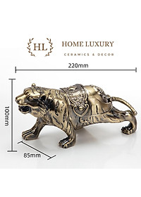 GẠT TÀN HỔ 2022 | GẠT TÀN THUỐC HÌNH HỔ HỢP KIM ĐỒNG | Gạt tàn con Hổ hoạ tiết hoa văn cổ hợp kim cao cấp