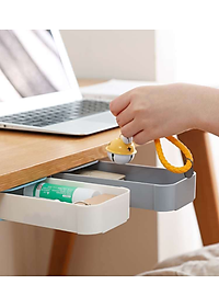 Ngăn Kéo Dán Dưới Bàn Đựng Vật Dụng Tiện Lợi