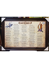 TRANH IN DẦU CAO CẤP - ĐỆ TỬ QUÝ