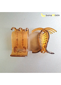 Kẹp tóc xoắn, kẹp càng cua xoắn màu pastel, kẹp tóc size to nhựa lì nhiều màu PK22-4-001