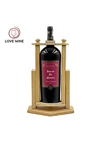 Rượu vang đỏ Pháp Baron De Montes Cabernet Sauvignon 1.5 Lít, 13.5% - Kèm kệ và hộp