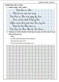 Đề Kiểm Tra Tiếng Việt 4 - Tập 2