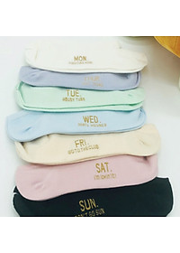 Set 7 đôi vớ tuần ngắn cổ