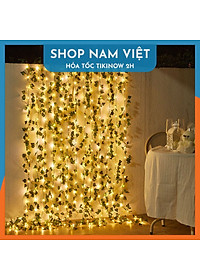 Đèn Led Dây Leo Năng Lượng Mặt Trời Trang Trí Sân Vườn, Ban Công, 8 Chế Độ Chớp - Chính Hãng NAVIVU