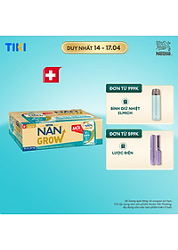 Thùng sữa bột pha sẵn Thực phẩm bổ sung Nestlé NANGROW 9(4x110ml) sữa mát công thức từ Thụy Sĩ với 100% Canxi giúp bé cao lớn vượt trội dành cho bé từ 1 tuổi