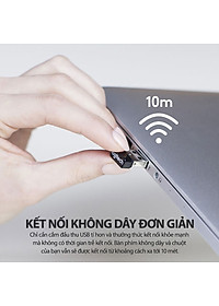 Bộ Bàn Phím Và Chuột Không Dây Logitech MK235 - Hàng chính hãng