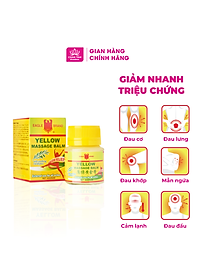 [Chính Hãng Singapore] COMBO 3 Lọ Dầu Cù Là Con Ó Vàng Yellow Balm 20g - Giảm Nhanh Cơn Đau
